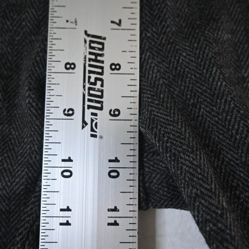 Simply‎ Vera Wang M Gray Herringbone Ponte Pull On Bootcut Dress Womens Pants - Picture 3 of 9